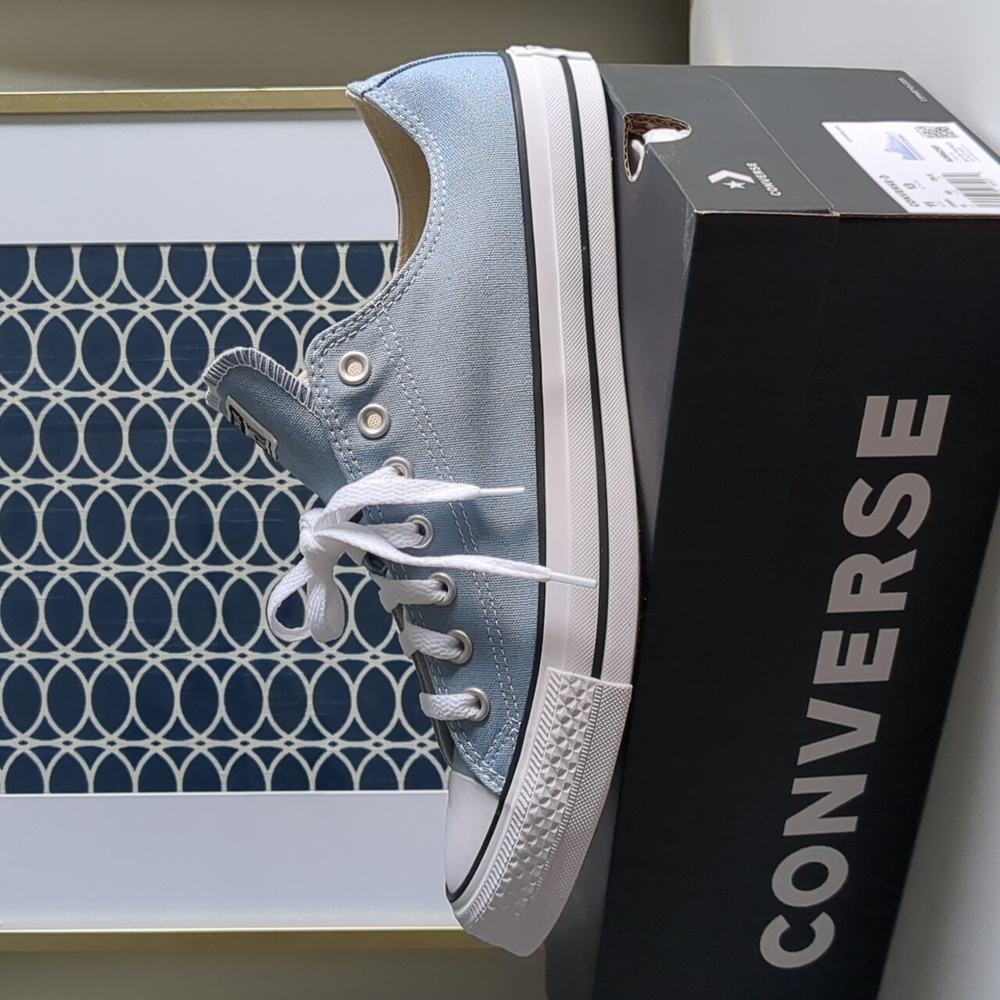 Converse Light Blue Sneakers